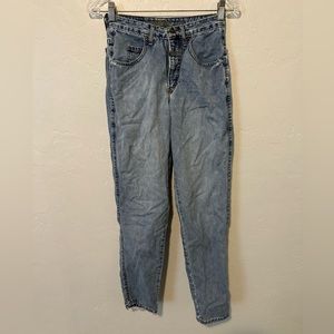 Vtg Marithe Girbaud Francois Womens Stone Wash Blue Jeans Size 5/6 Distressed